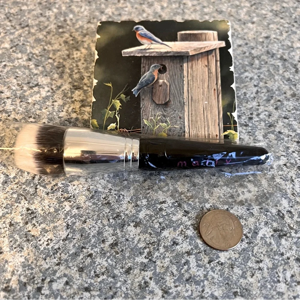 Mally Beauty Black Handle Foundation Full Face Make Up Brush